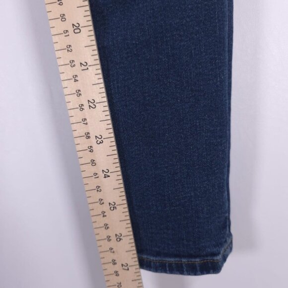 GOOD AMERICAN‎ ORGANIC COTTON/Elastane Skinny Jeans GLDV8737  Blue609 Size 6/28 - Picture 7 of 10